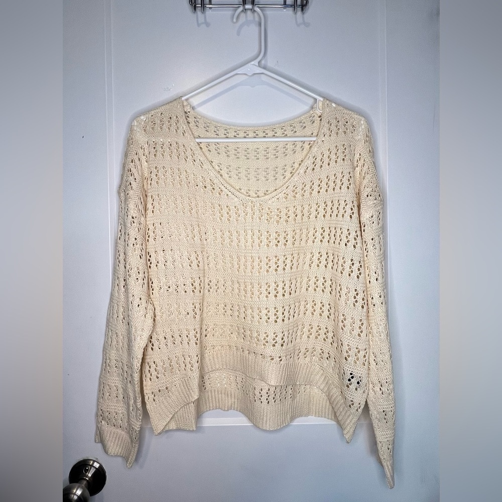 SHEIN cream sweater size M